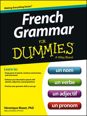 cover image of French Grammar For Dummies